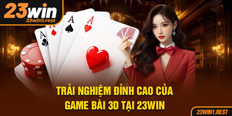 Trai Nghiem Dinh Cao Cua Game Bai 3D Tai 23Win